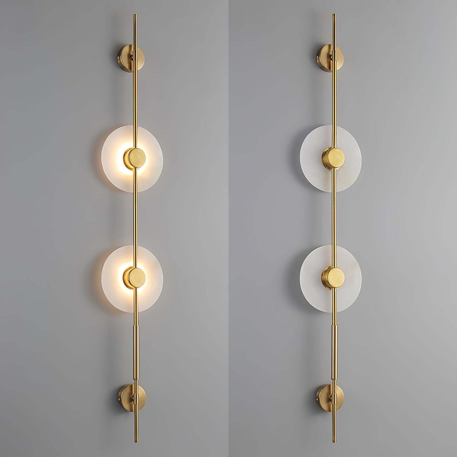 Edria Minimalist Alabaster Wall Light