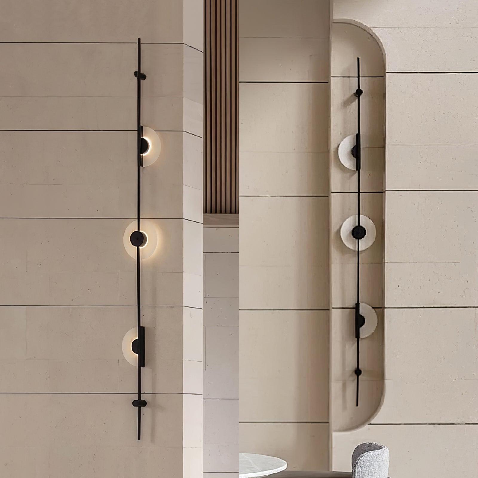 Edria Minimalist Alabaster Wall Light
