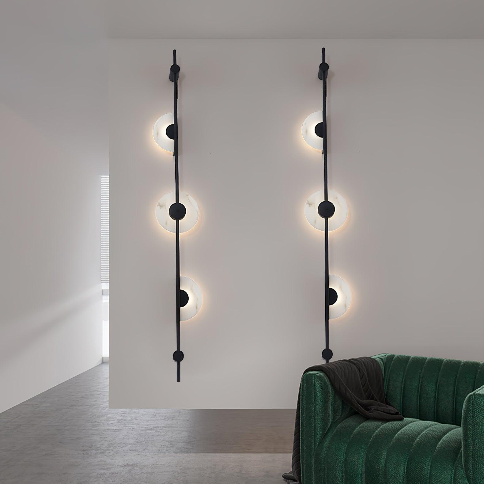 Edria Minimalist Alabaster Wall Light