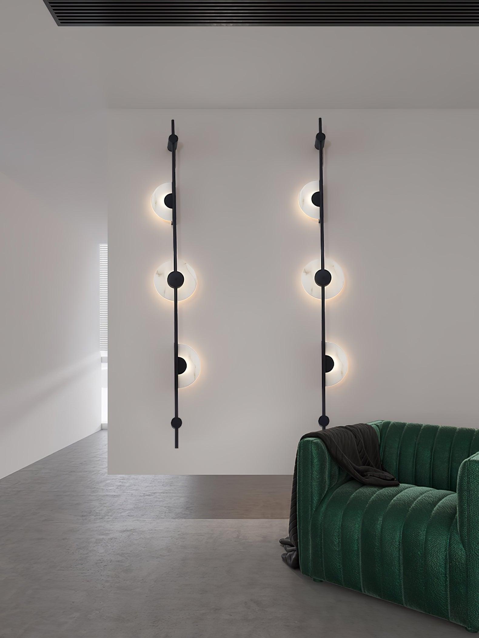 Edria Minimalist Alabaster Wall Light