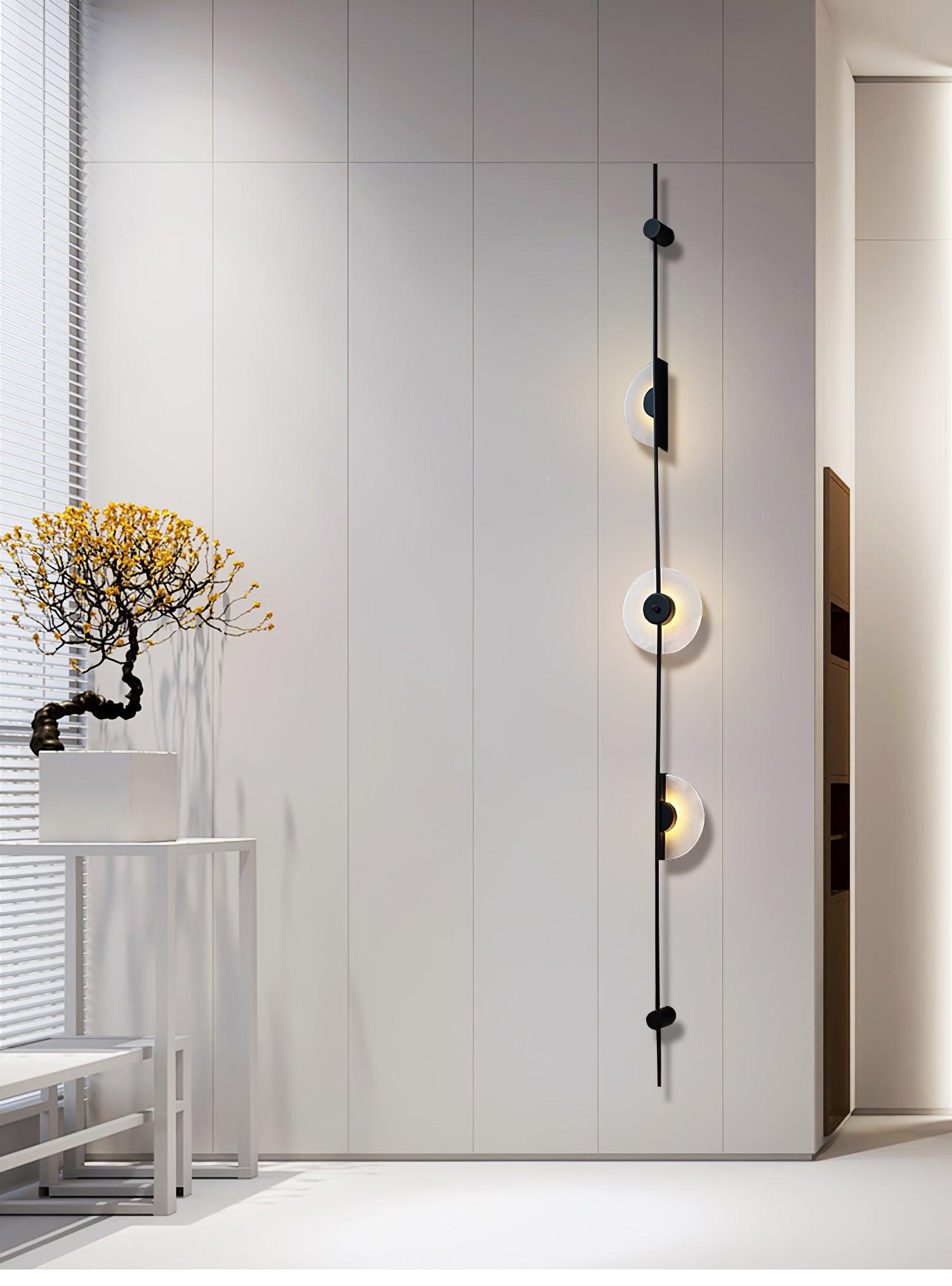 Edria Minimalist Alabaster Wall Light