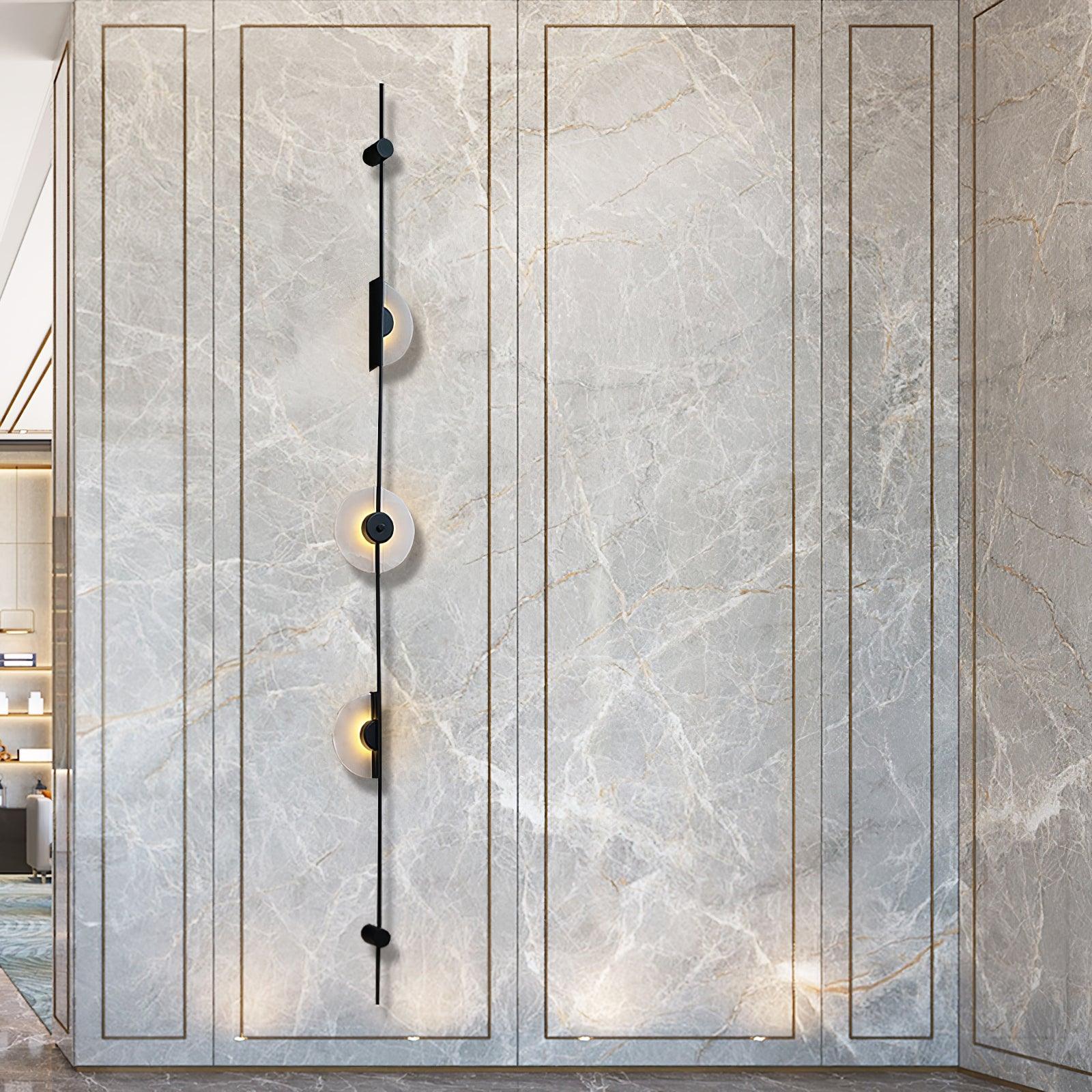 Edria Minimalist Alabaster Wall Light