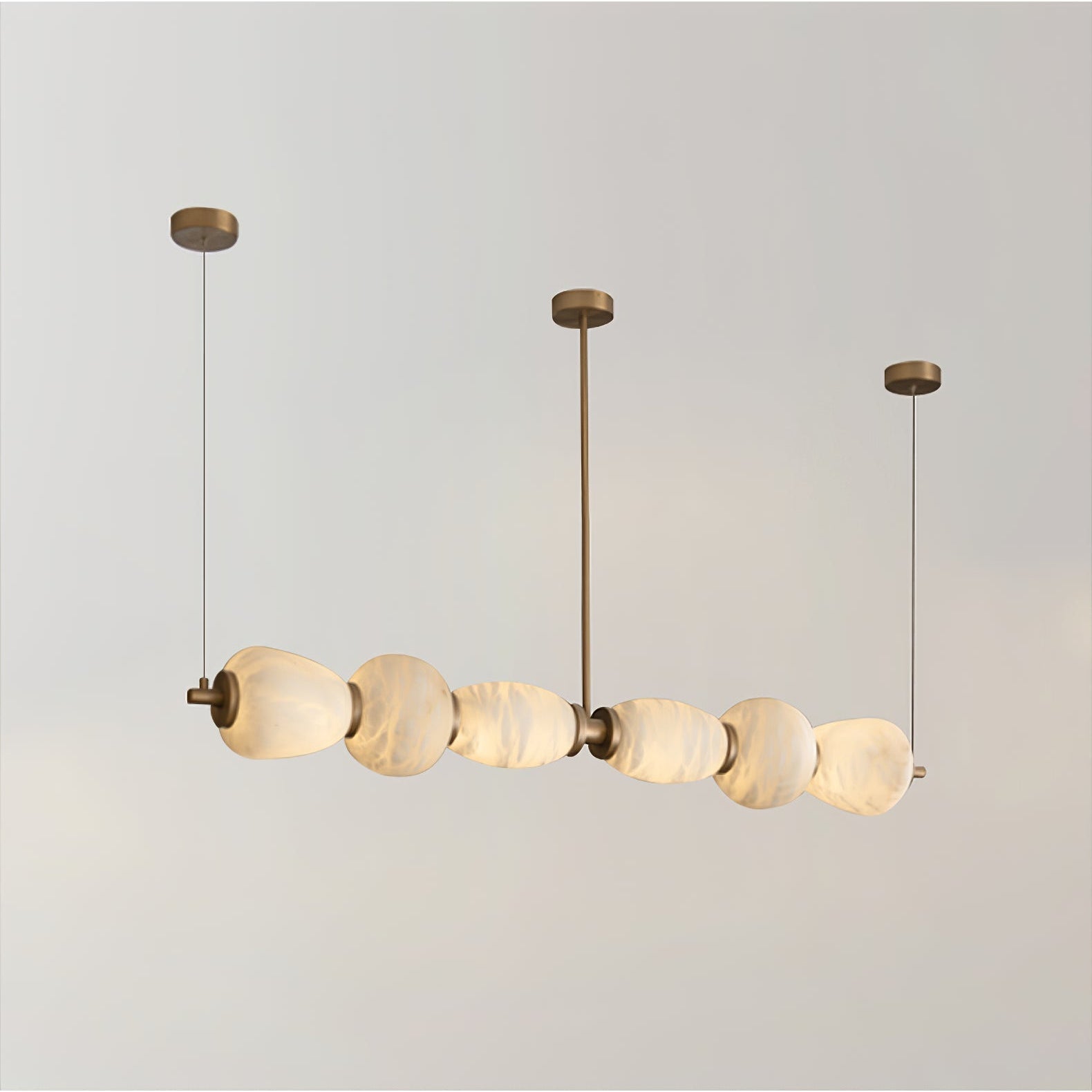 Cyrilla Suspension Linéaire en Albâtre