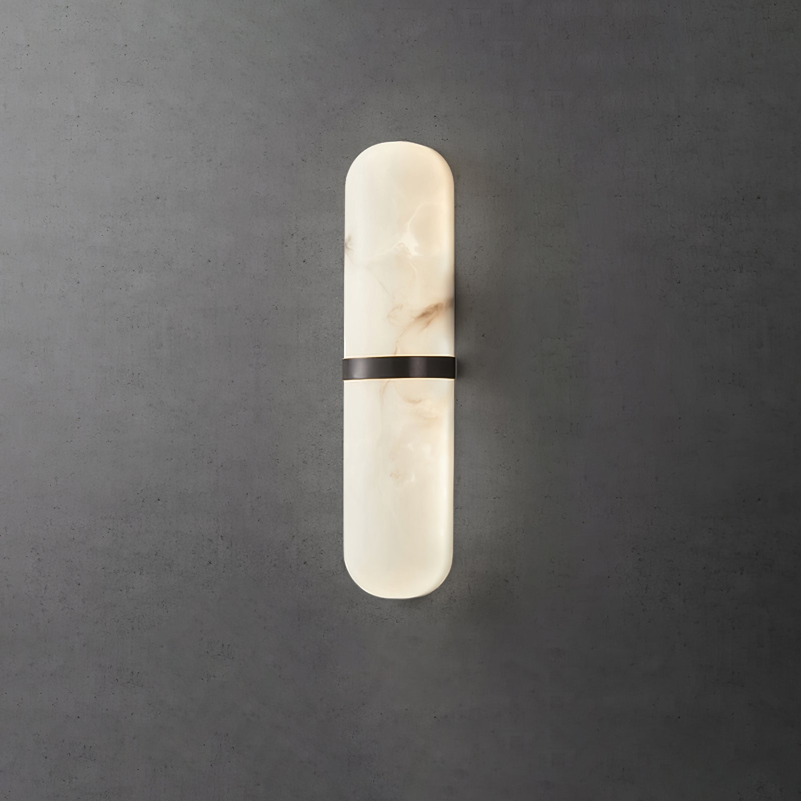 Vitheion Minimaliste Albâtre Luminaire Mural