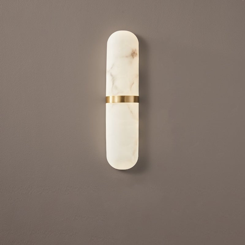 Vitheion Minimaliste Albâtre Luminaire Mural