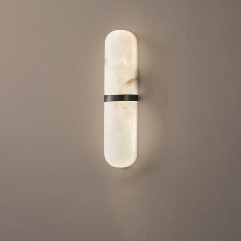 Vitheion Minimaliste Albâtre Luminaire Mural