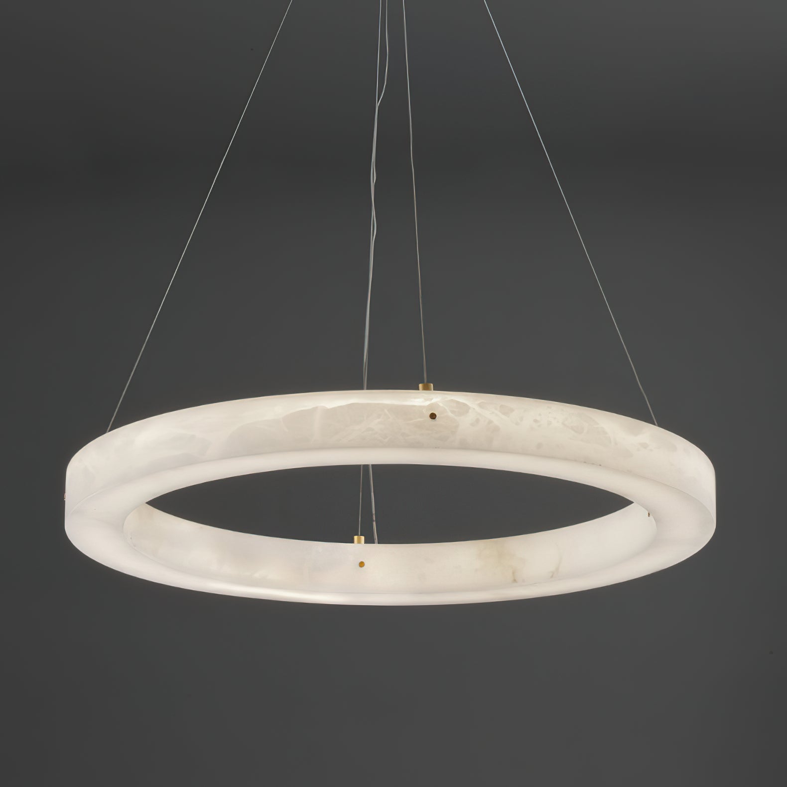 Plotuvyn Lustre Anneau Albâtre Luxe Salon