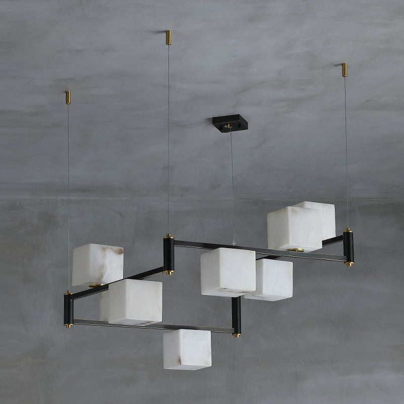 Ostruvye Lustre Albâtre Boîte Créativité Salon