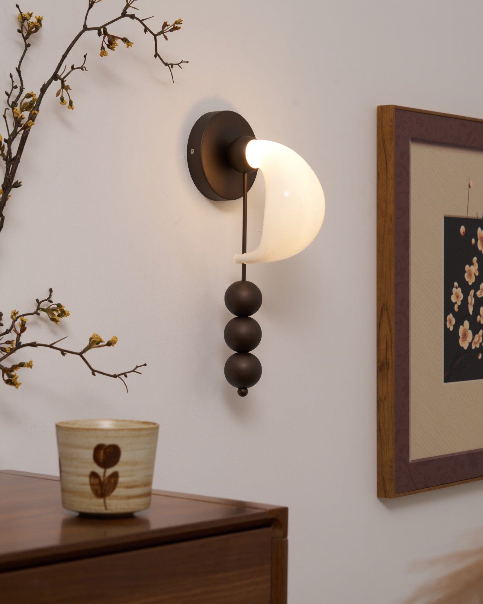Viphaor Applique Murale en Verre Art Haut de Gamme Élégante