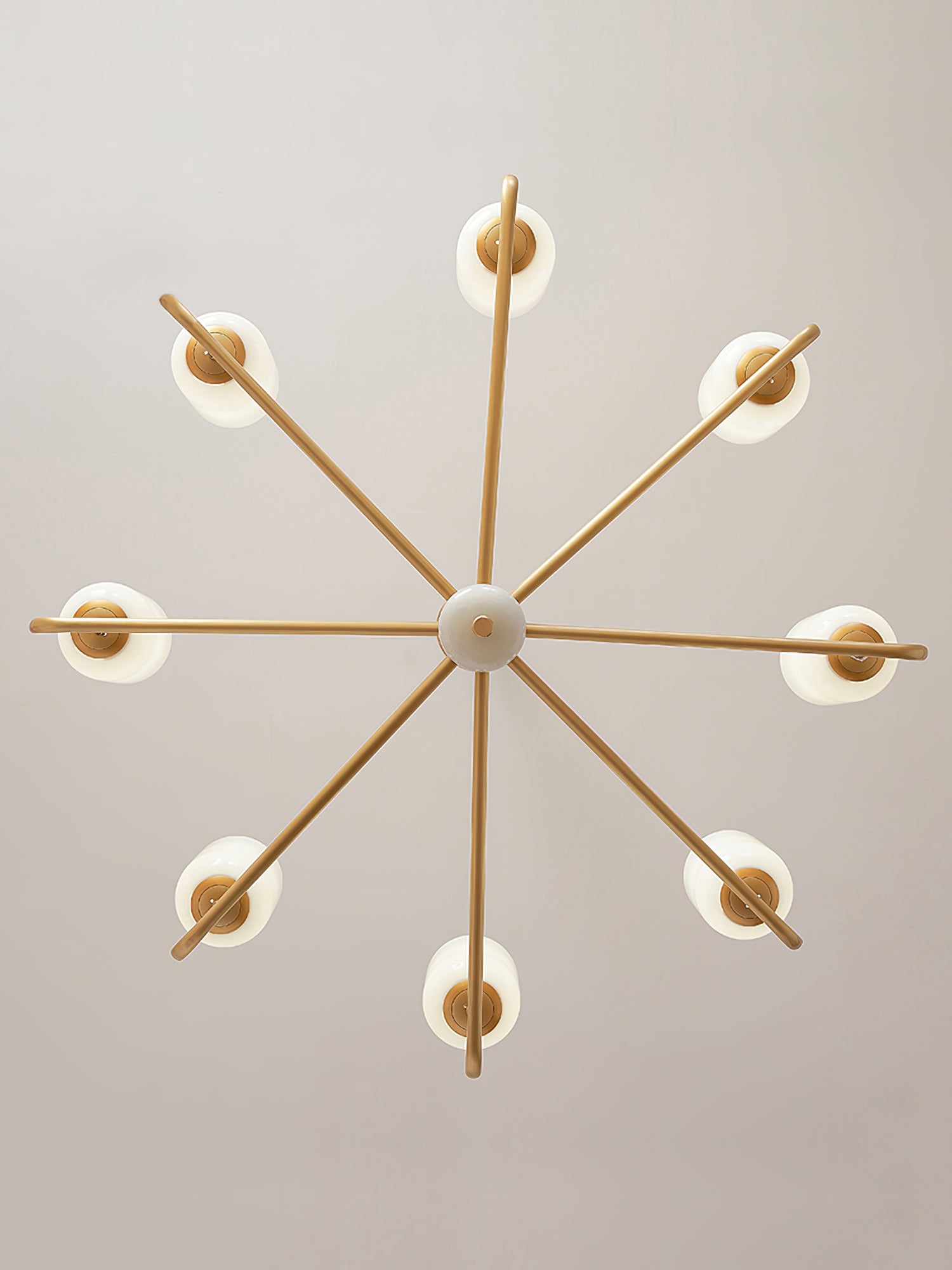 Sifuvyn Lustre Géométrique en Verre Moderne Salon