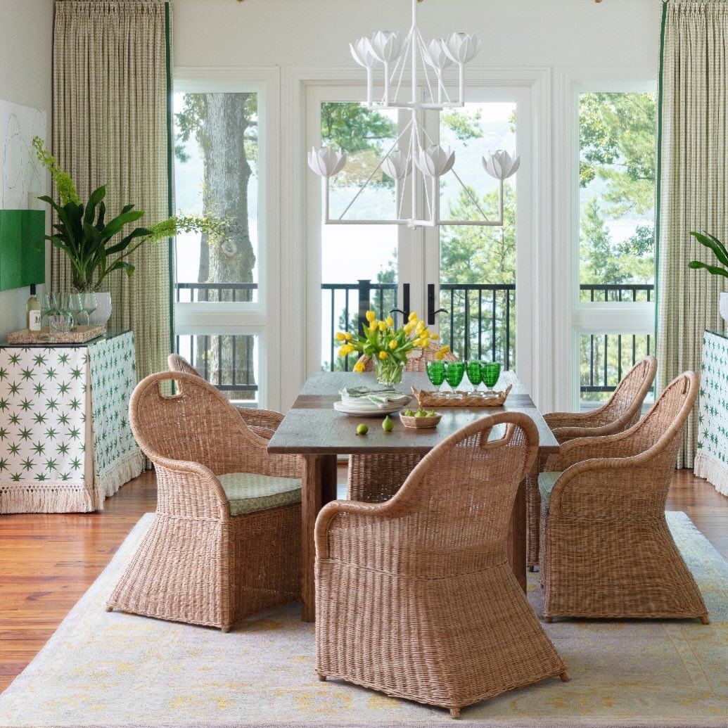 Alberto Lustre Laiton Floral Moderne Salon