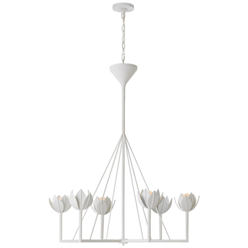 Alberto Lustre Laiton Floral Moderne Salon