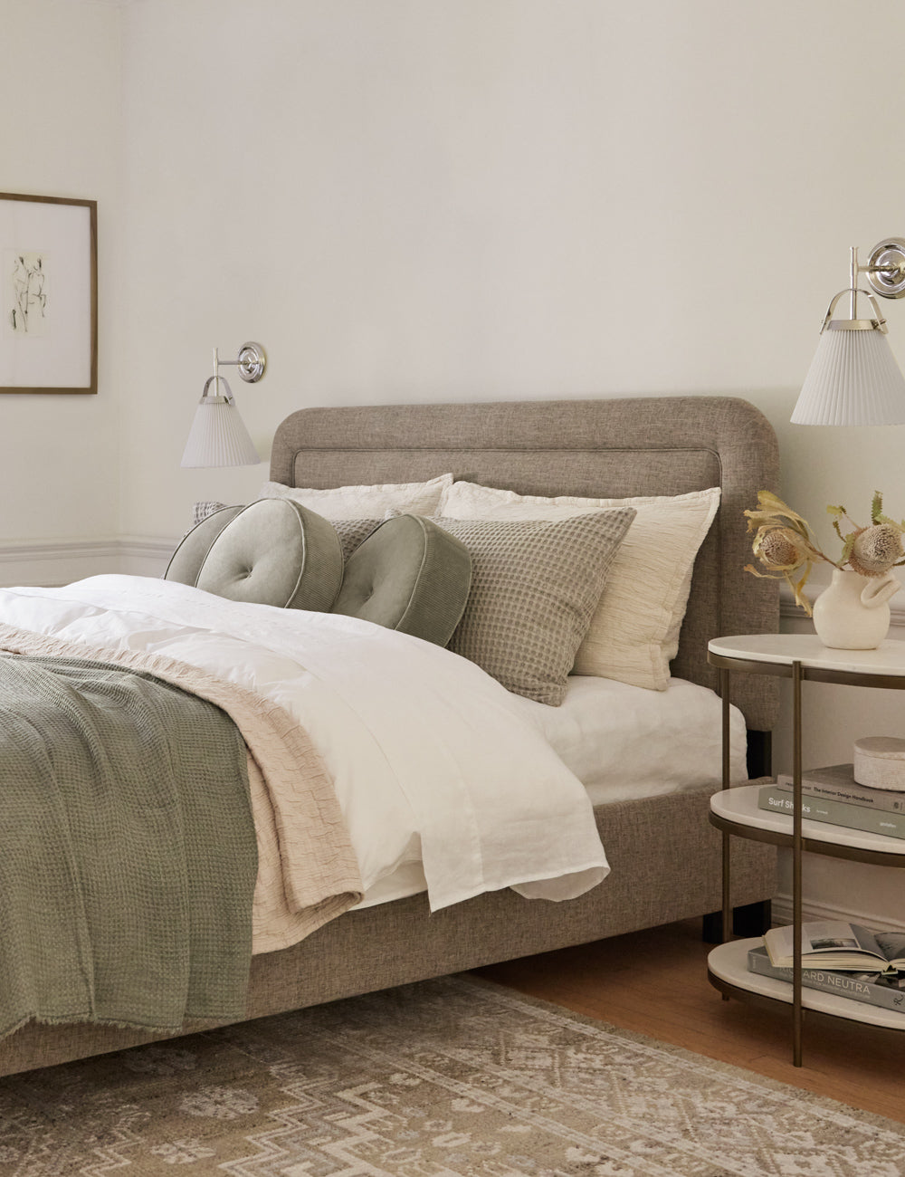 Pure Lampe Murale Plissée En Tissu Et Laiton Élégance Premium