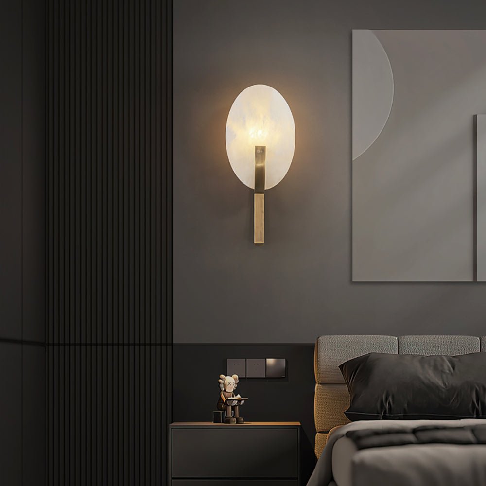 Selene Applique Murale Moderne en Albâtre