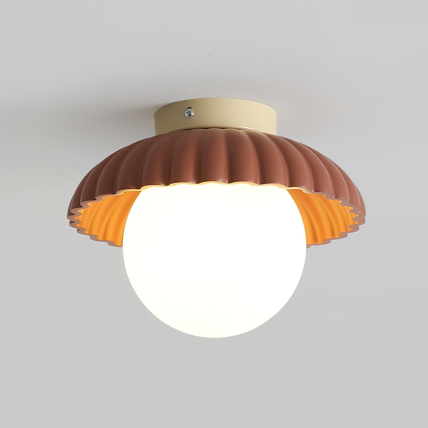 Scallop Plafonnier encastré Glow