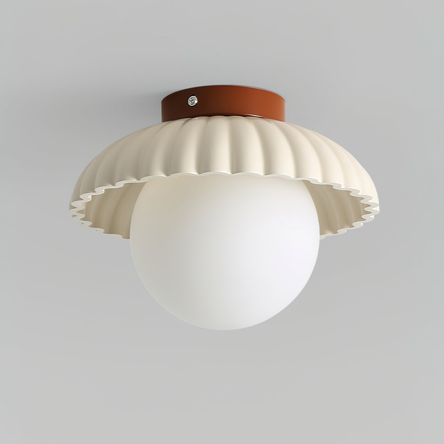 Scallop Plafonnier encastré Glow