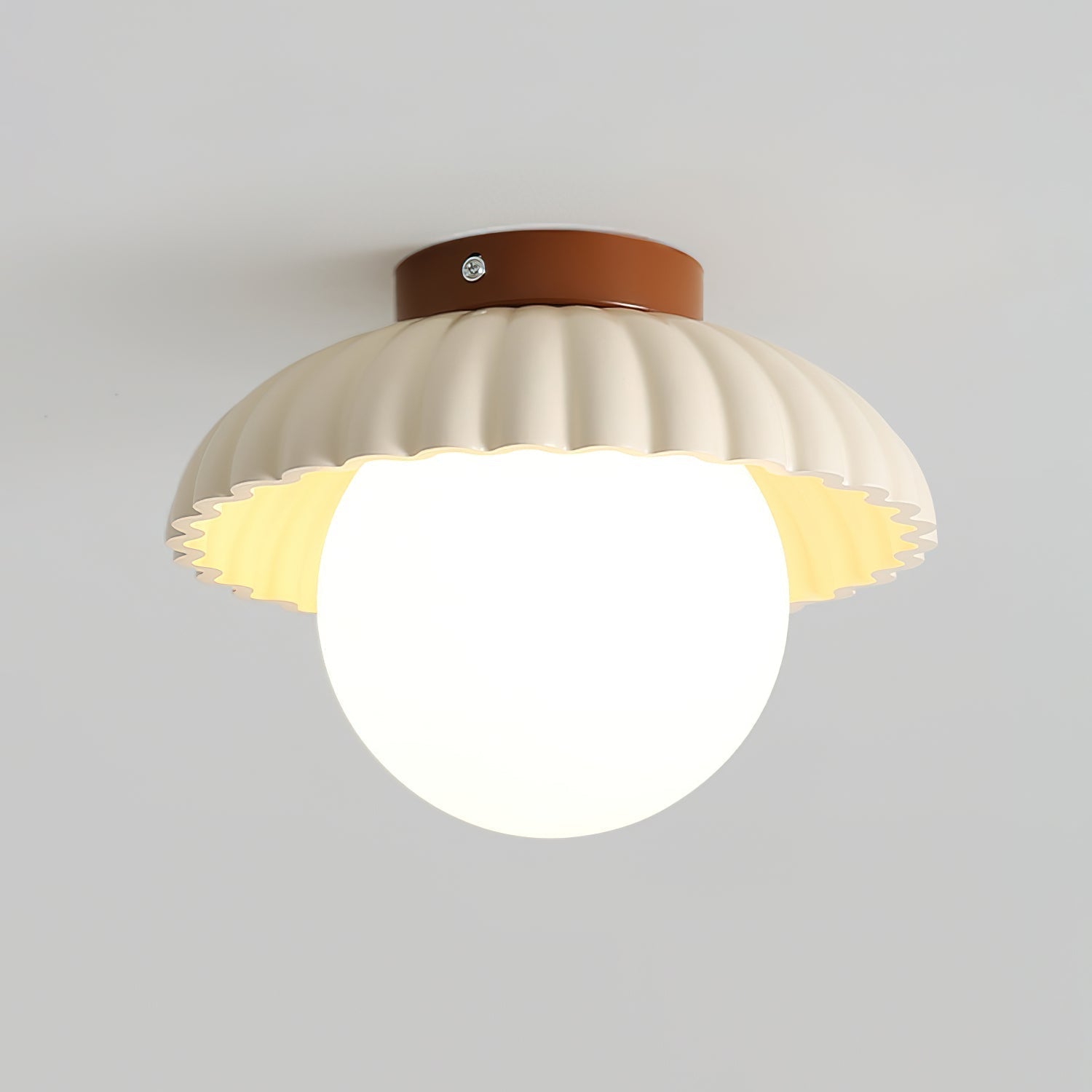 Scallop Plafonnier encastré Glow