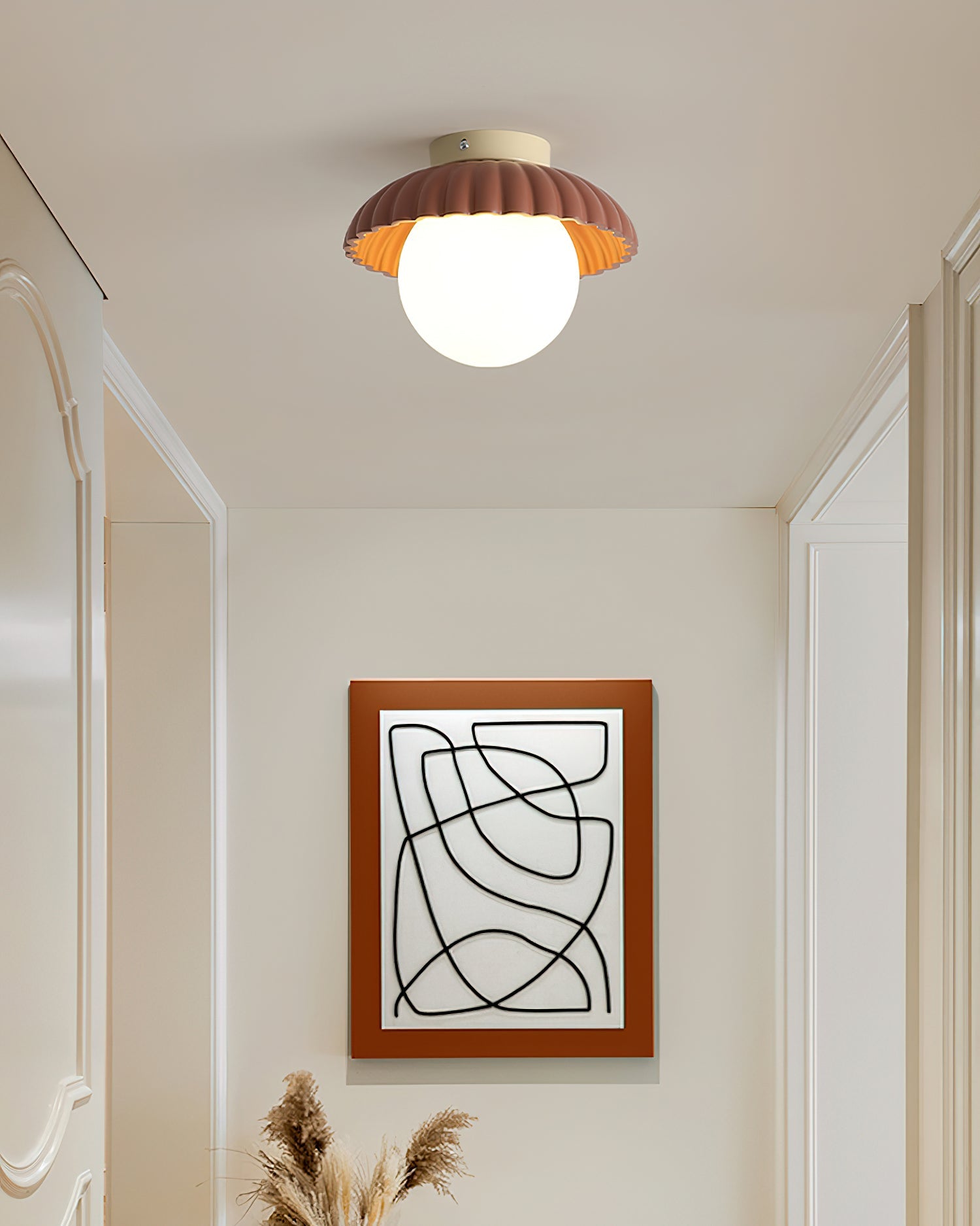 Scallop Plafonnier encastré Glow