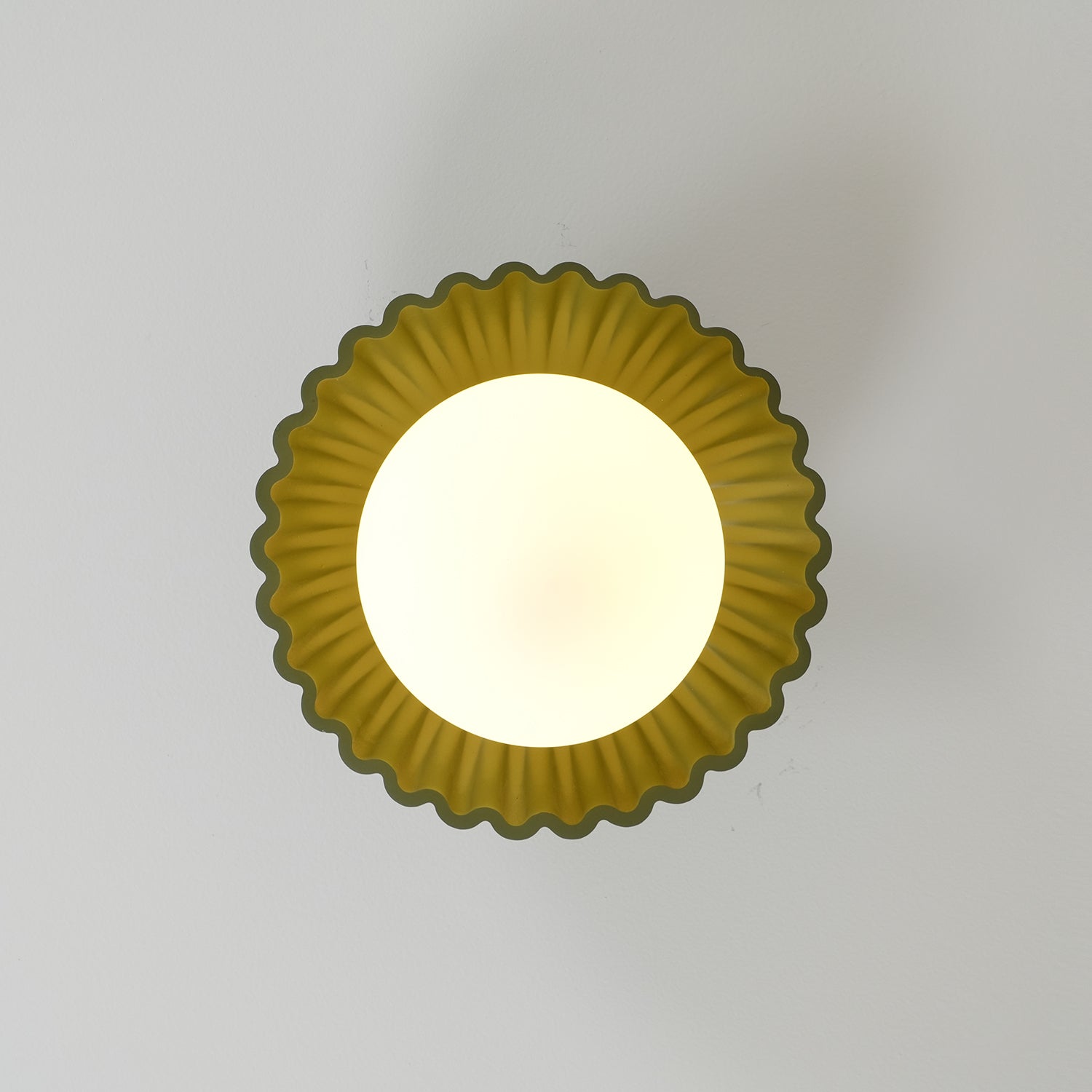 Scallop Plafonnier encastré Glow