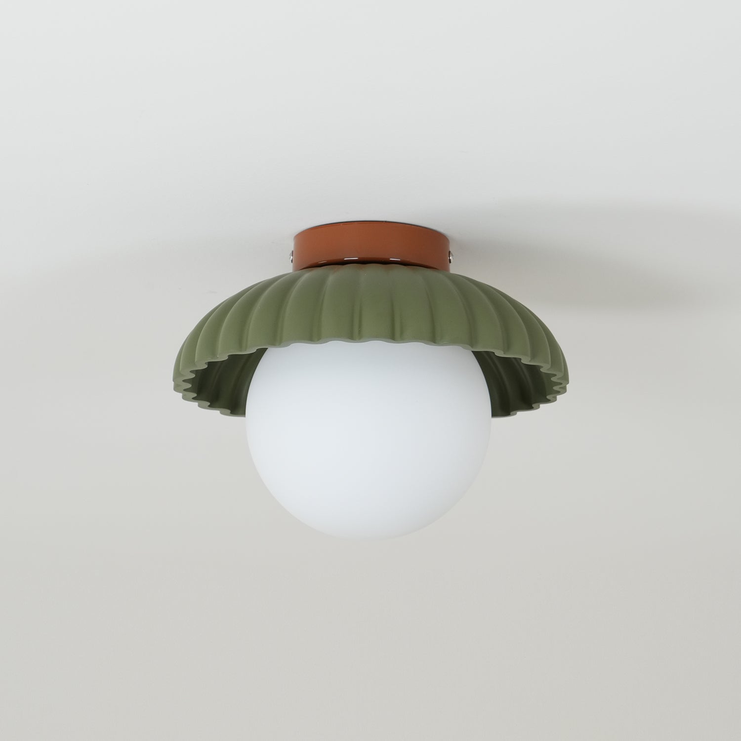 Scallop Plafonnier encastré Glow