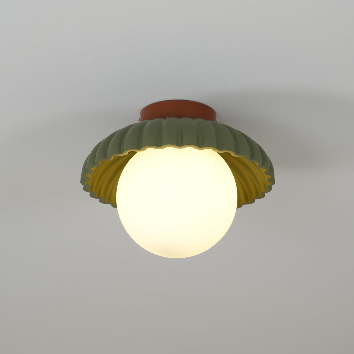 Scallop Plafonnier encastré Glow