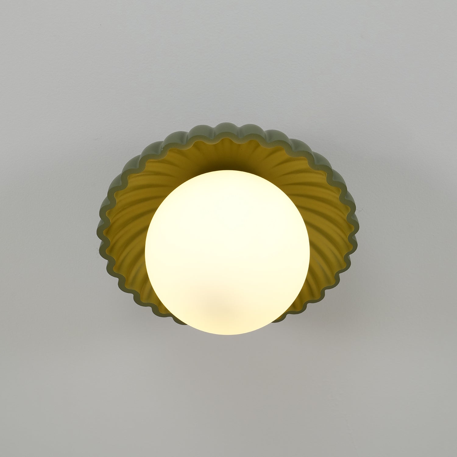 Scallop Plafonnier encastré Glow