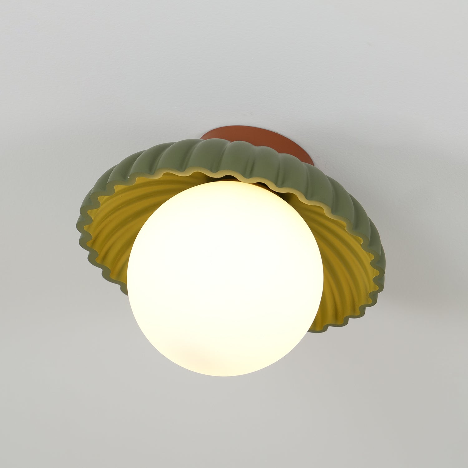 Scallop Plafonnier encastré Glow