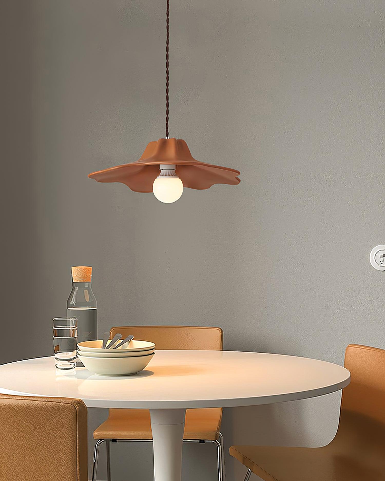 Nyrosis Lampe suspendue confortable en résine