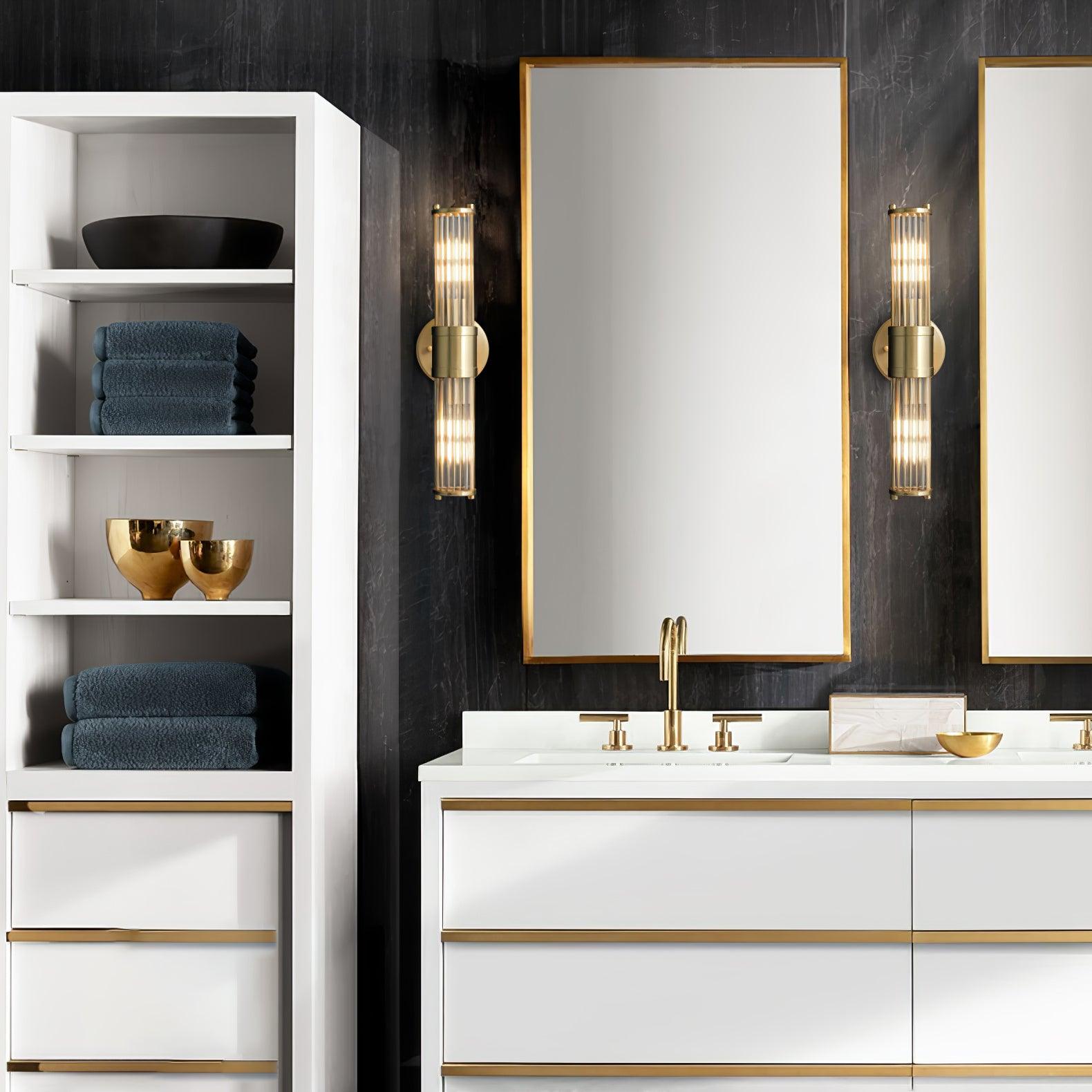 Vevenisra Applique Murale Art Nordique Cylindre Verre