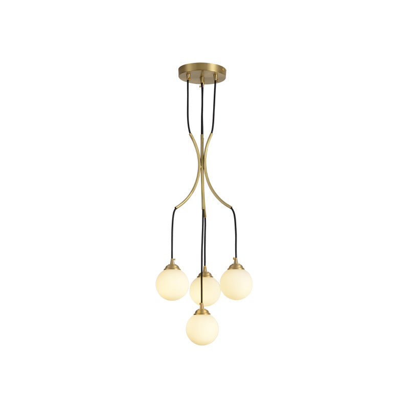 Zoruvyi Lustre en Verre Boule Moderne Minimaliste