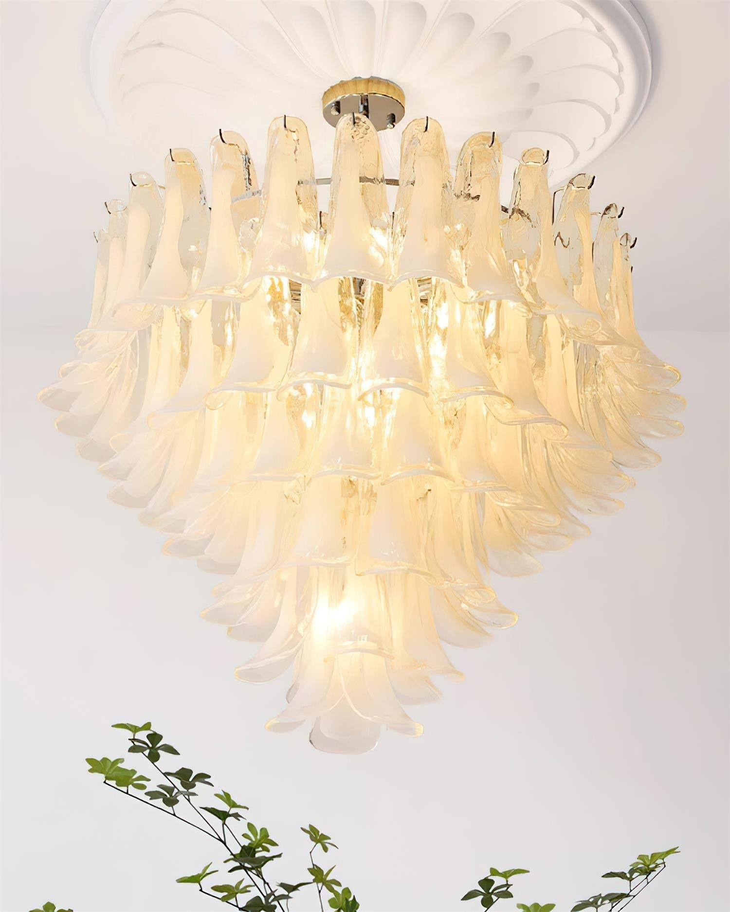 Alrinis Lustre Cascade Florale Fantaisie