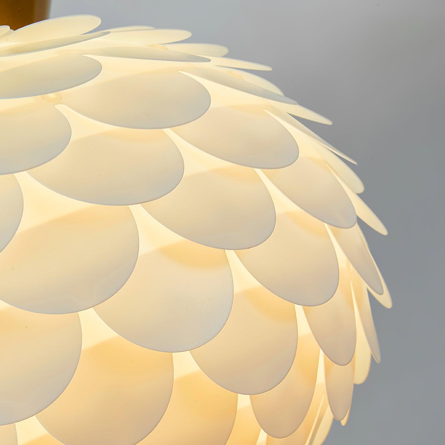 Solara Lampe suspendue en acrylique à couronne festonnée fantaisiste