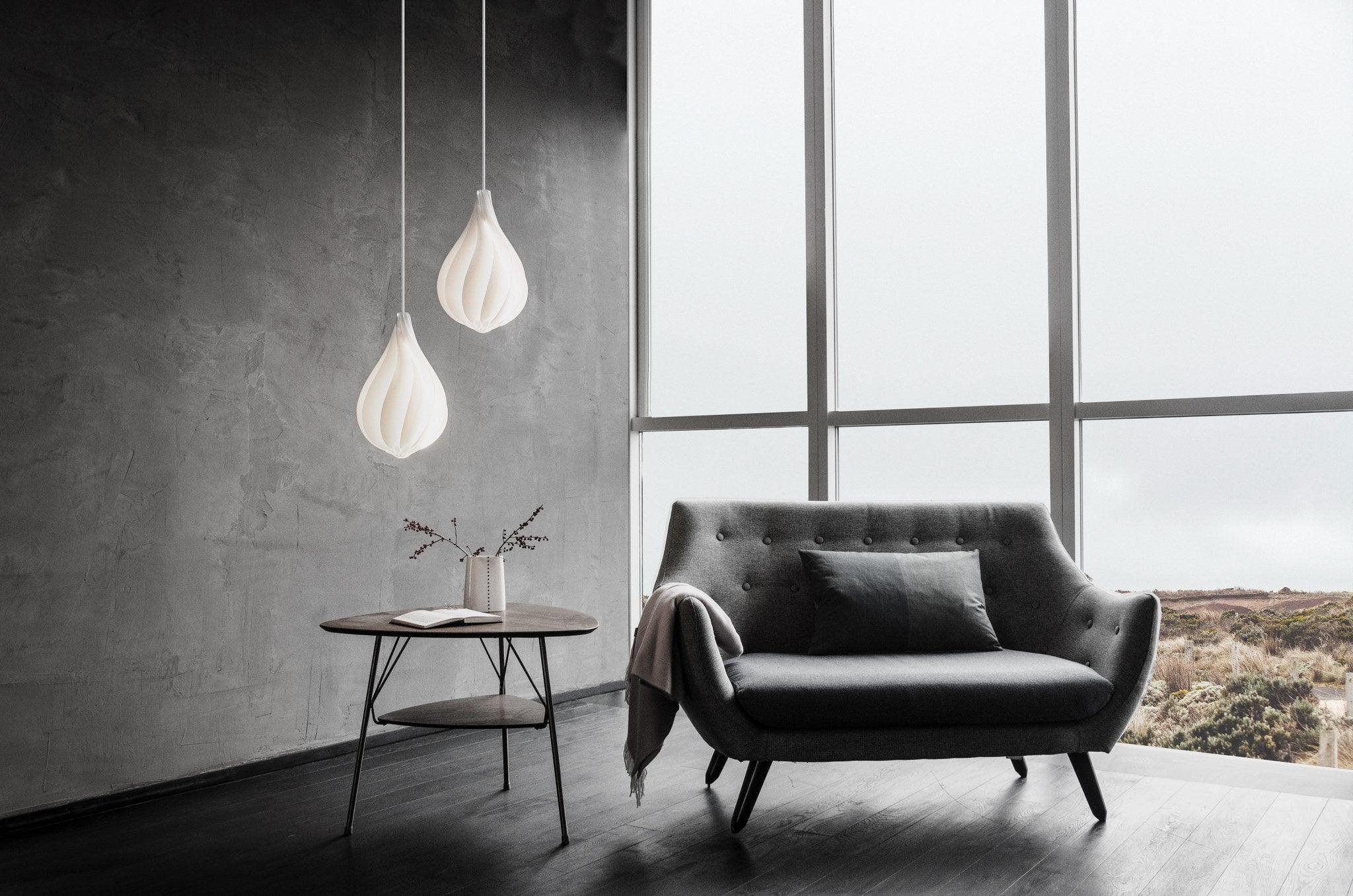 Ersoran Lampe Suspendue Nordique Moderne en Plastique