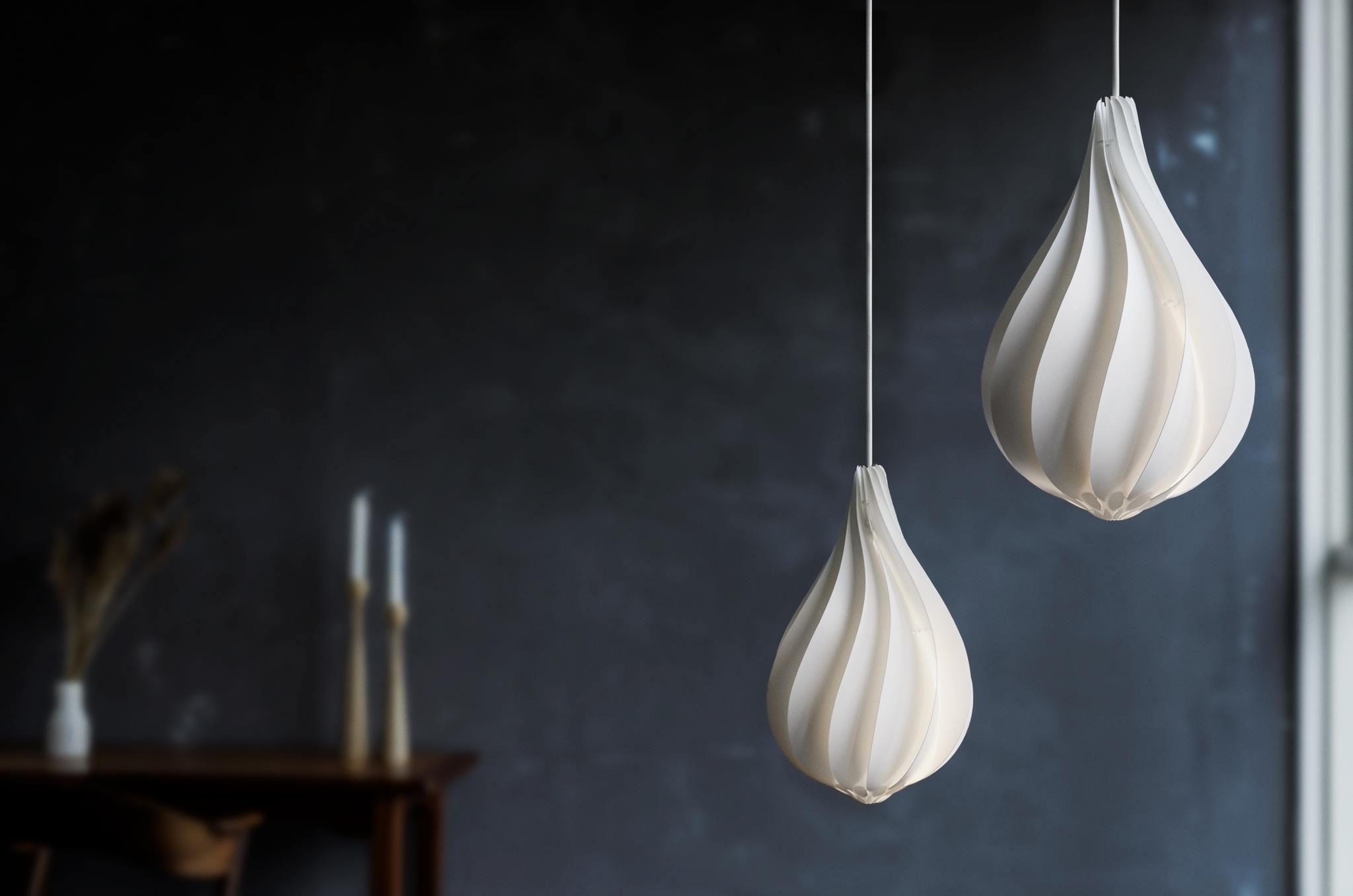 Ersoran Lampe Suspendue Nordique Moderne en Plastique
