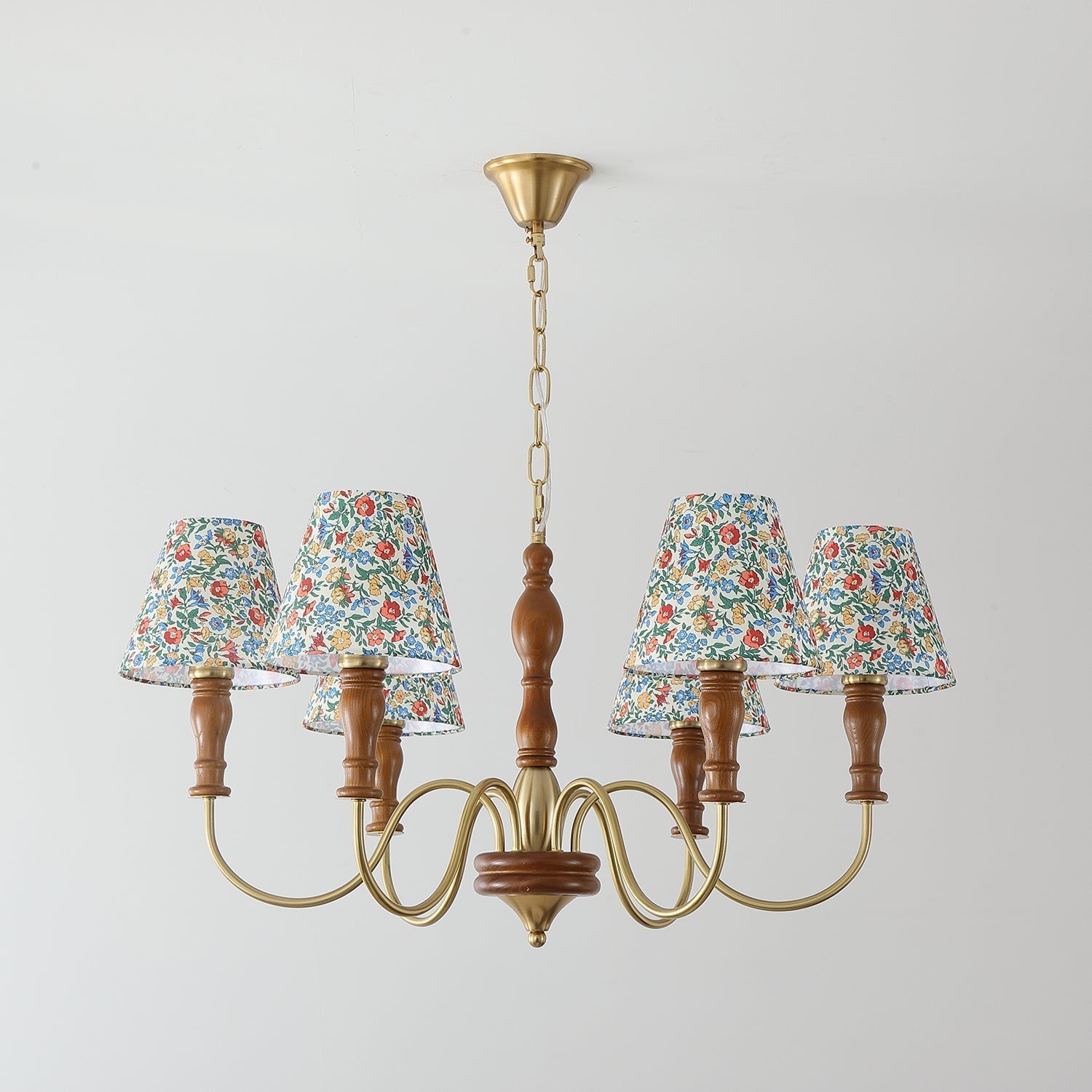 Florinda Lustre Abat-jour Tissu Floral