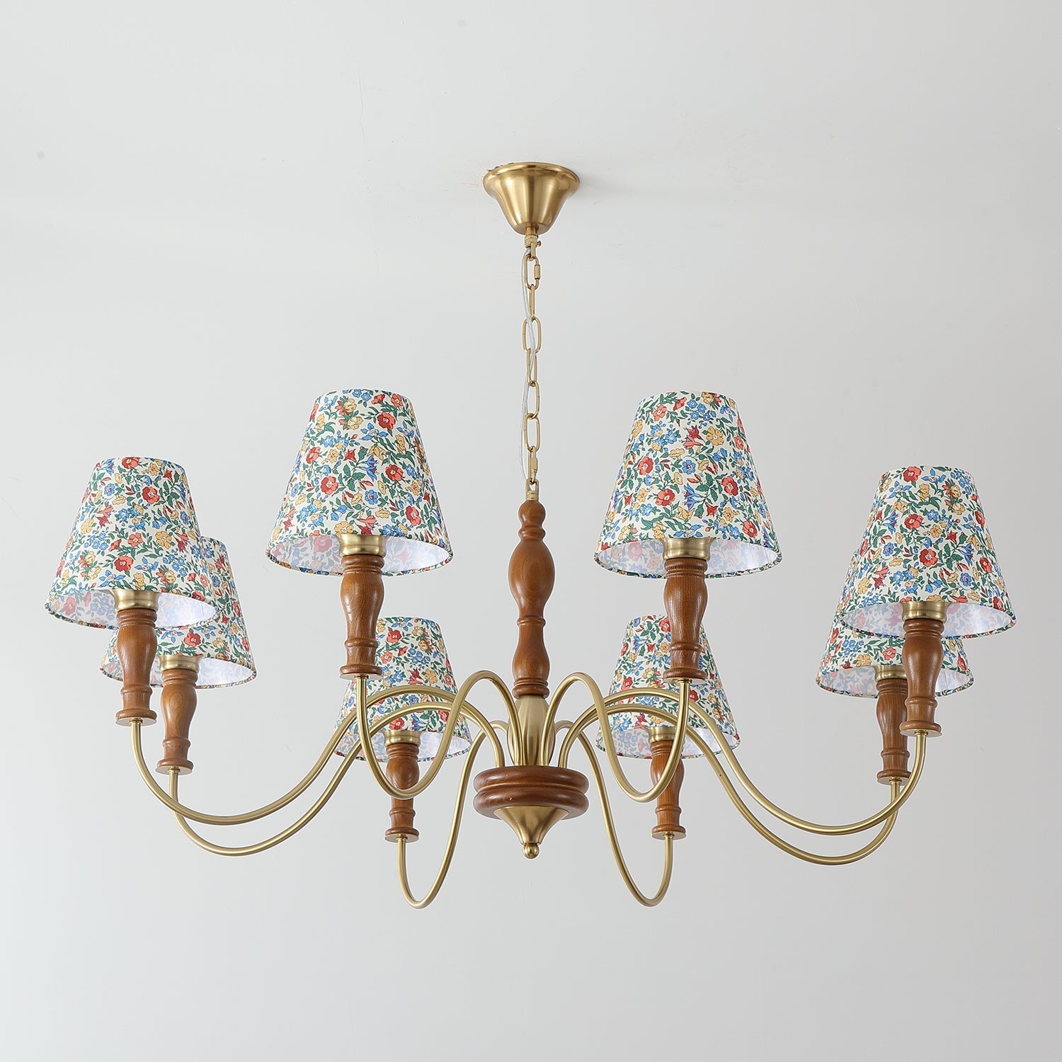 Florinda Lustre Abat-jour Tissu Floral
