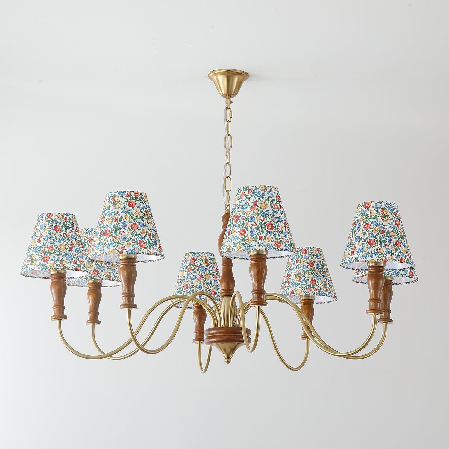 Florinda Lustre Abat-jour Tissu Floral