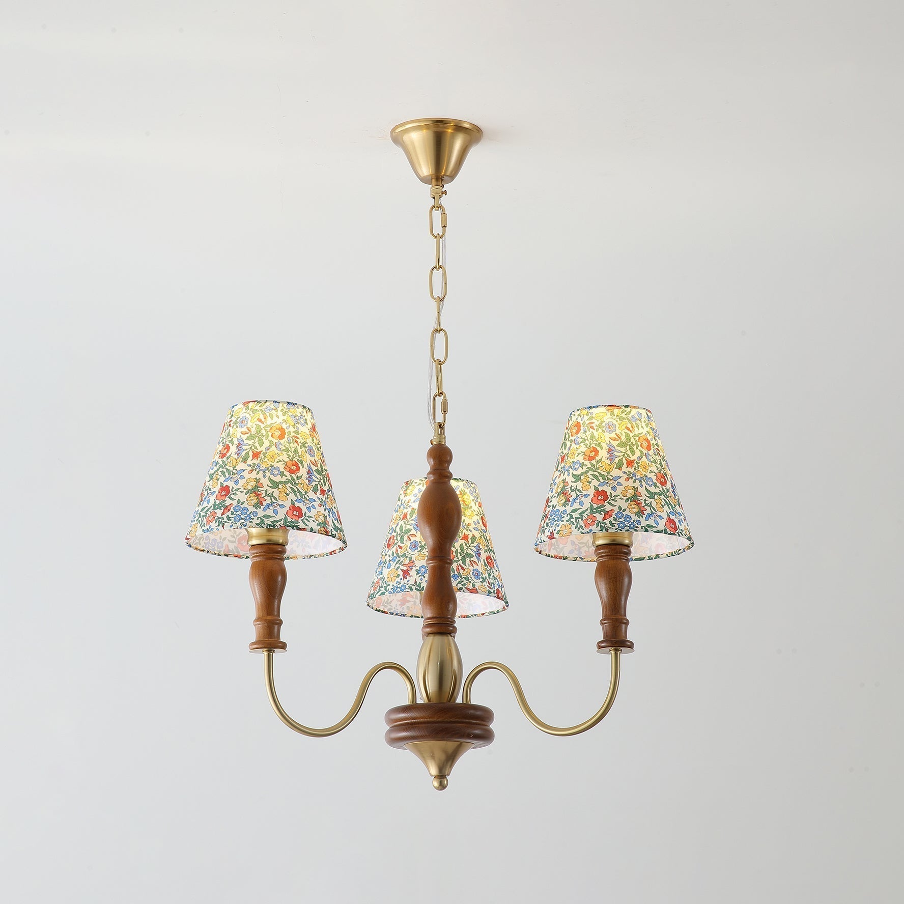 Florinda Lustre Abat-jour Tissu Floral