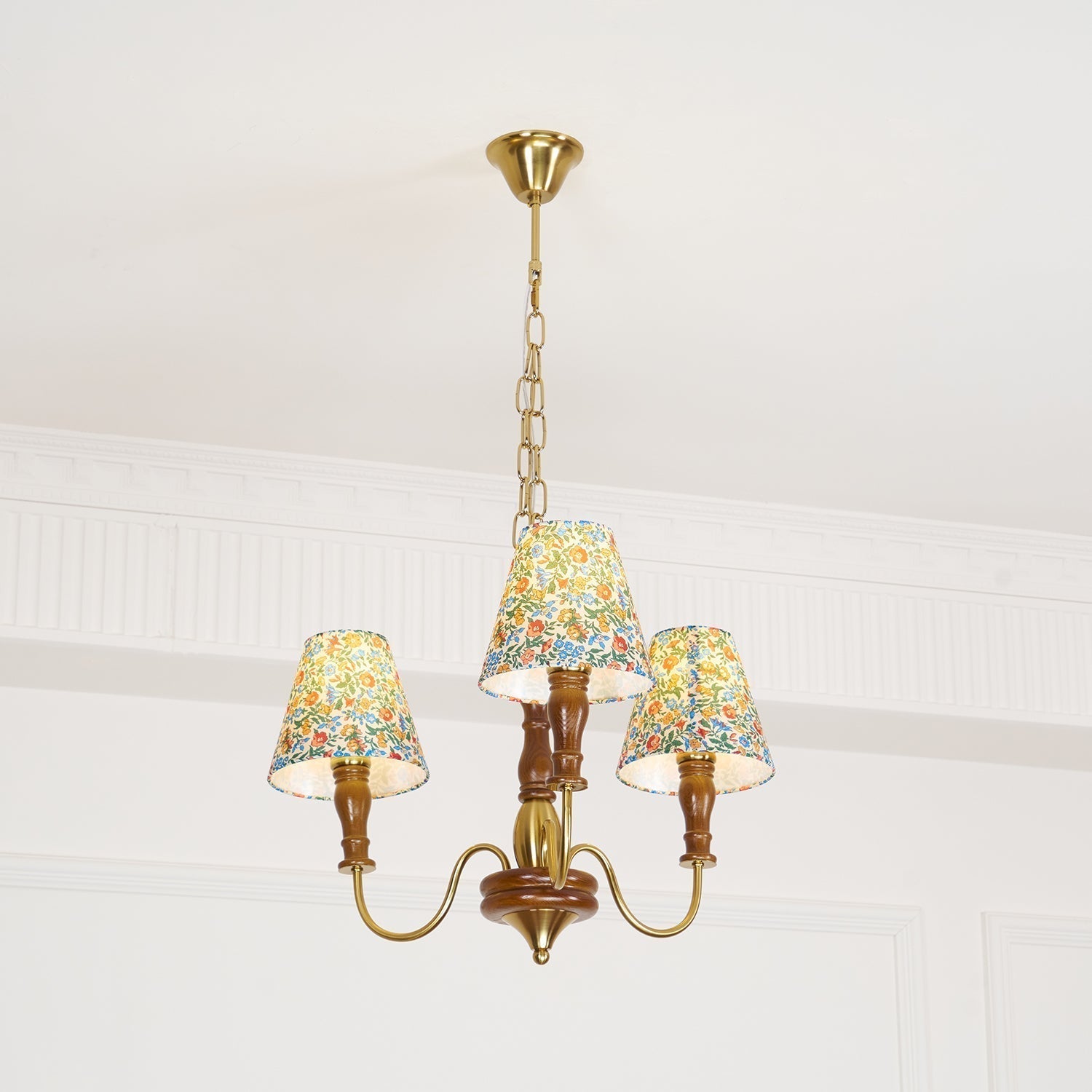 Florinda Lustre Abat-jour Tissu Floral