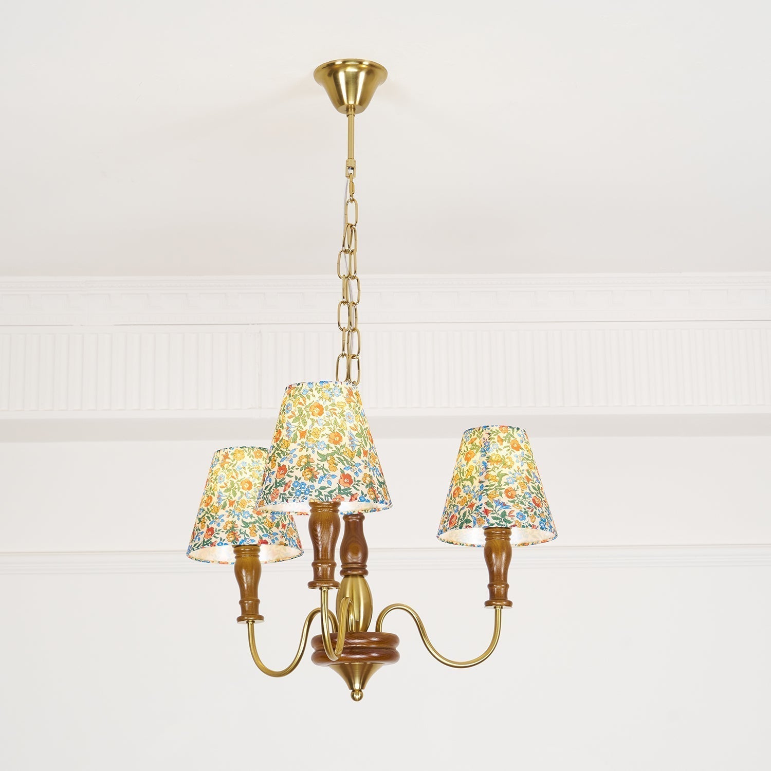 Florinda Lustre Abat-jour Tissu Floral