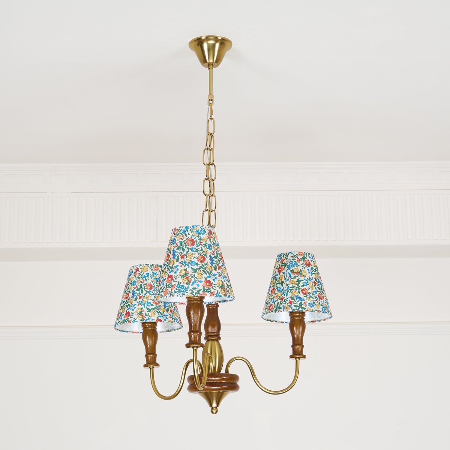Florinda Lustre Abat-jour Tissu Floral