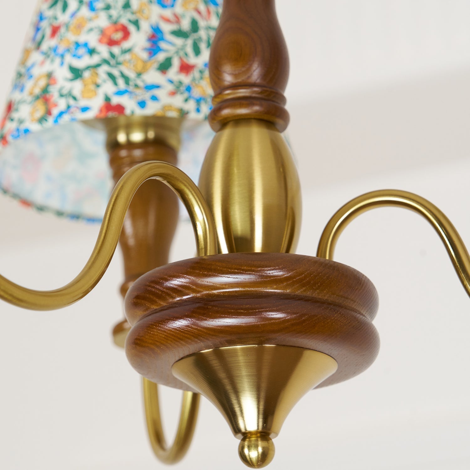Florinda Lustre Abat-jour Tissu Floral