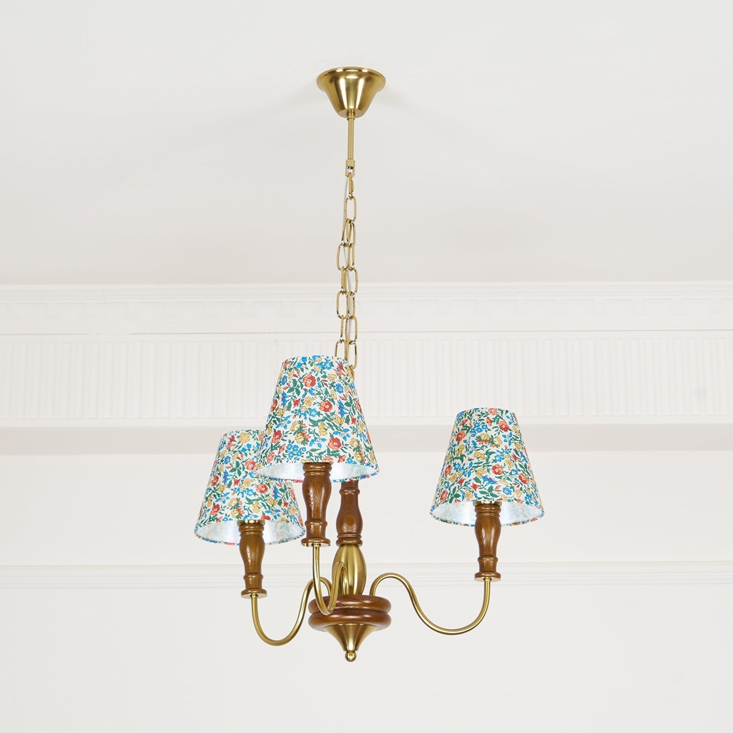 Florinda Lustre Abat-jour Tissu Floral