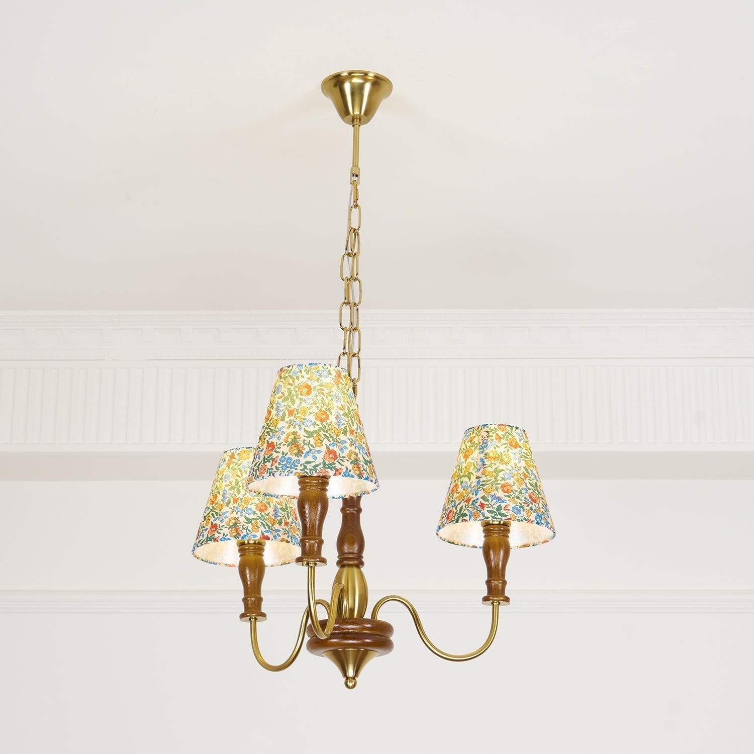 Florinda Lustre Abat-jour Tissu Floral