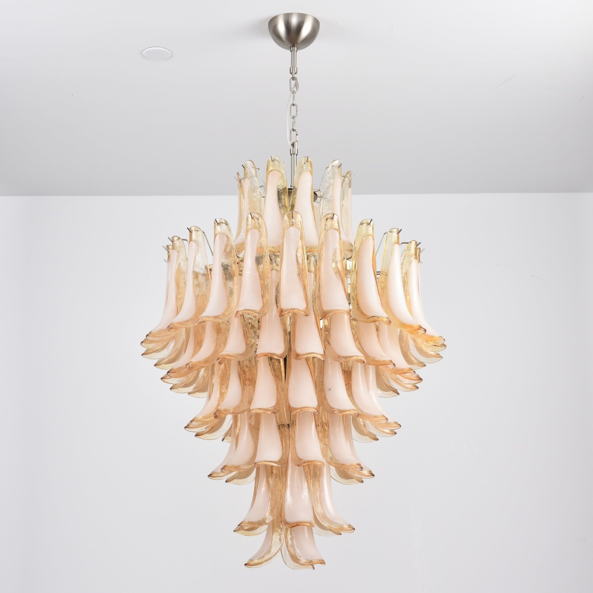 Aurora Lustre en Verre Ambre Luxe