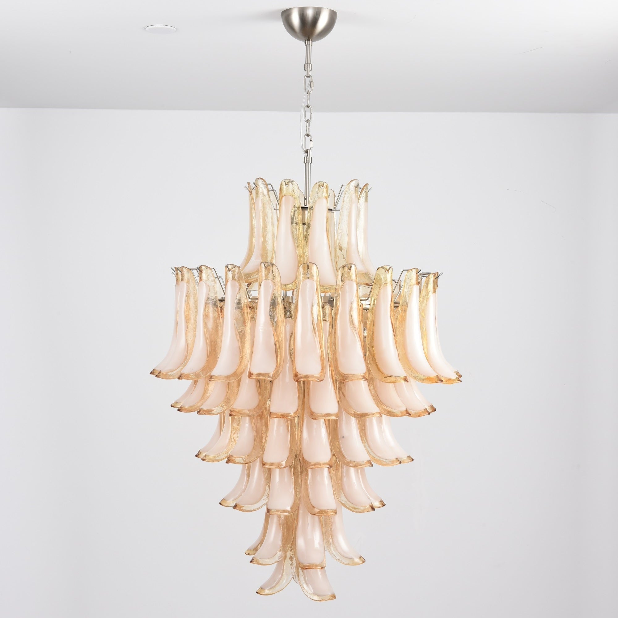 Aurora Lustre en Verre Ambre Luxe