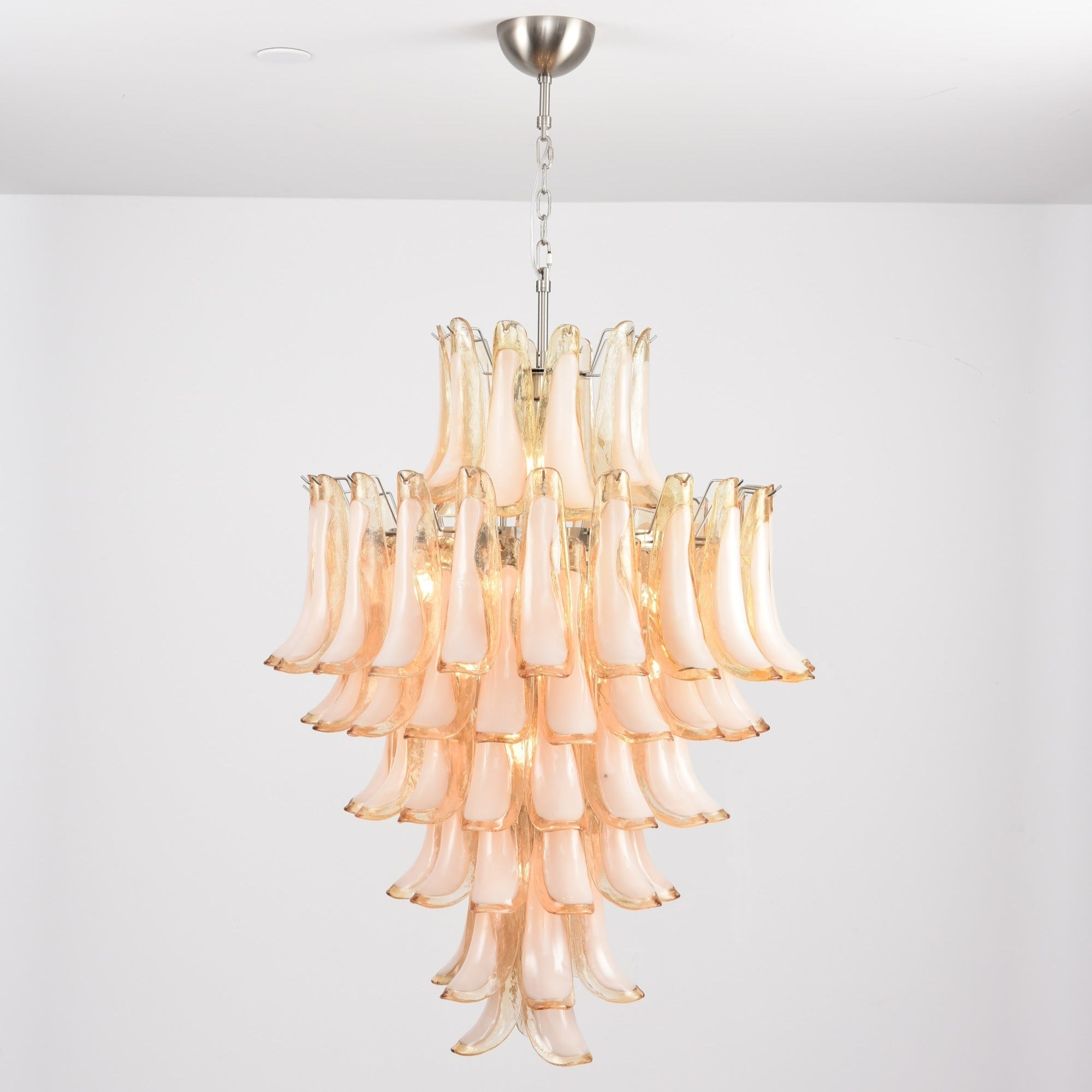 Aurora Lustre en Verre Ambre Luxe