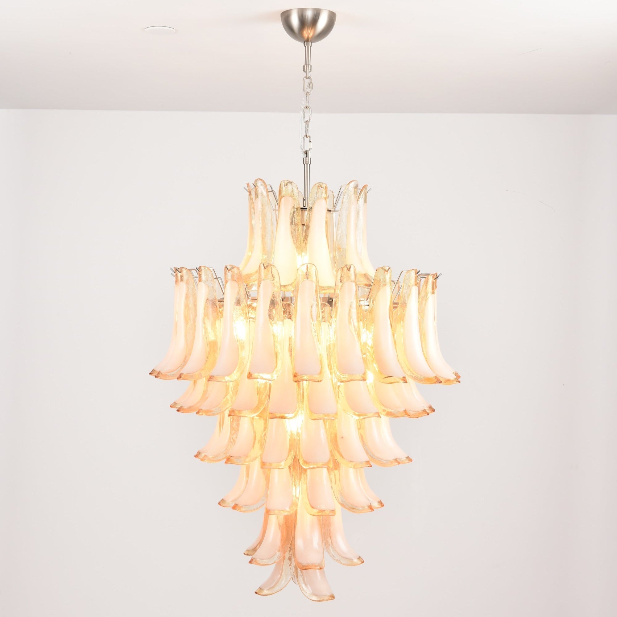 Aurora Lustre en Verre Ambre Luxe