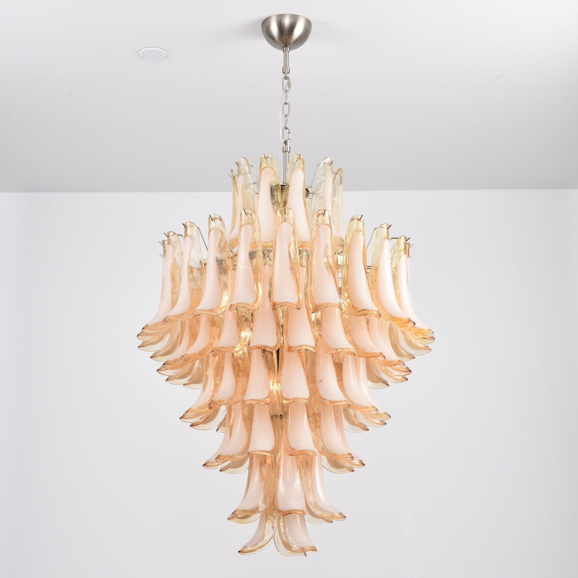 Aurora Lustre en Verre Ambre Luxe