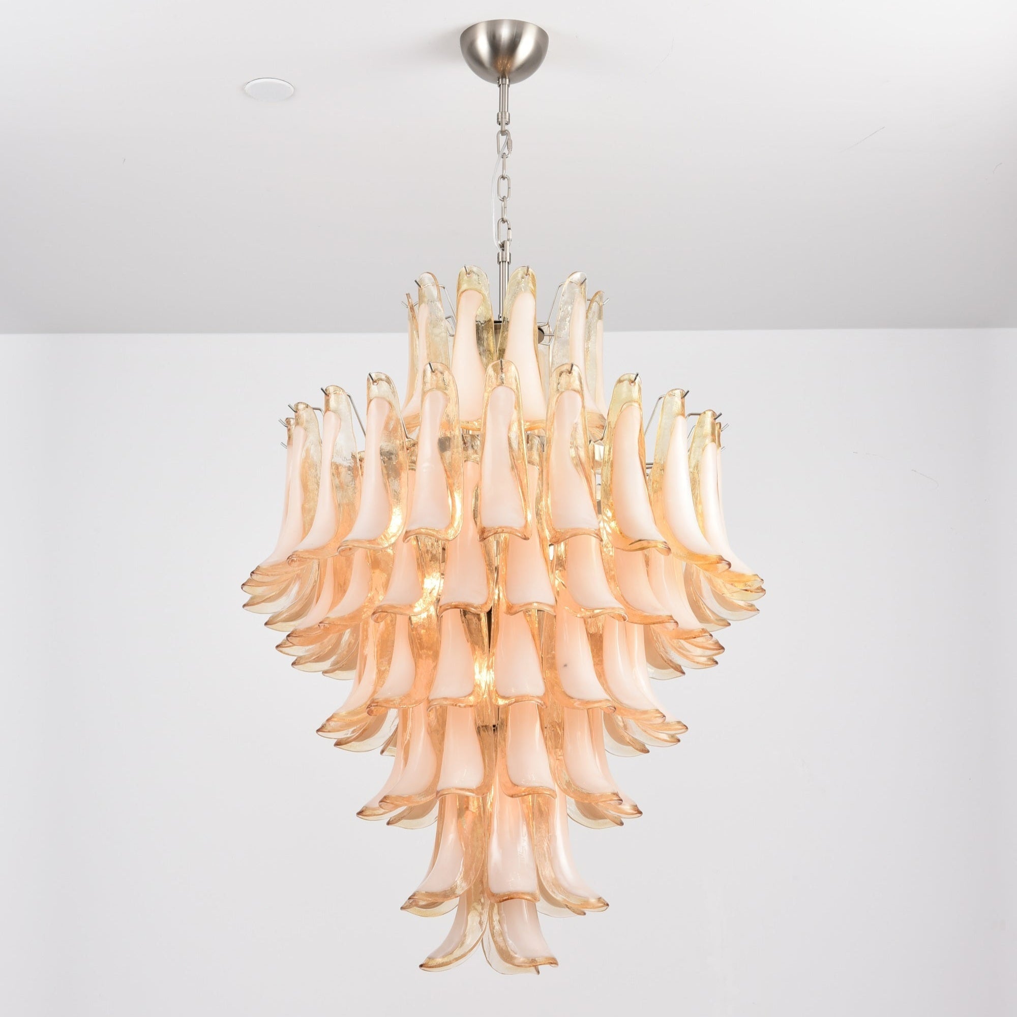 Aurora Lustre en Verre Ambre Luxe